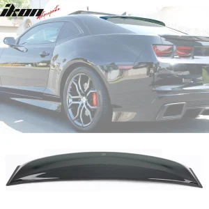 Fits 10-15 Chevrolet Camaro G Style Smoke Acrylic Rear Roof Window Spoiler Wing - Image 6