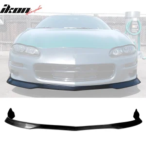 Fits 98-02 Chevy Camaro 2-Door EVO Style Unpainted Front Bumper Lip Splitter PU - Image 4
