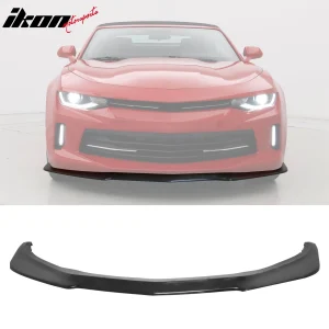 Fits 16-24 Chevrolet Camaro Front Bumper Lip 1LE Style Chin Spoiler PU Splitter - Image 6
