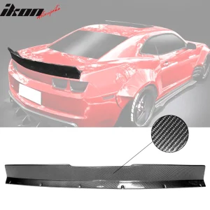 Fits 10-13 Chevrolet Camaro IKON Style Trunk Spoiler - Carbon Fiber Print - Image 6
