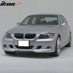 Fits 06-08 BMW E90 3 Series Sedan 4Dr AC-S Style Front Bumper Lip Spoiler Kit PU - Image 3