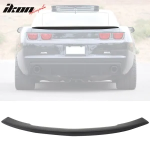 Fits 10-13 Chevrolet Camaro OE Style Trunk Spoiler Rear Wing Matte Black ABS - Image 6