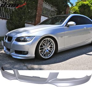 Fits 07-10 BMW E92 E93 3-Series M-Tech #354 Titanium Silver Front Bumper Lip - Image 1