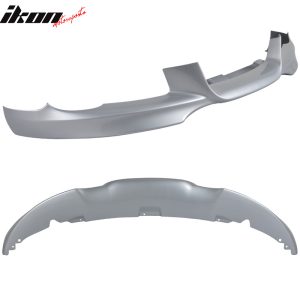 Fits 07-10 BMW E92 E93 3-Series M-Tech #354 Titanium Silver Front Bumper Lip - Image 4