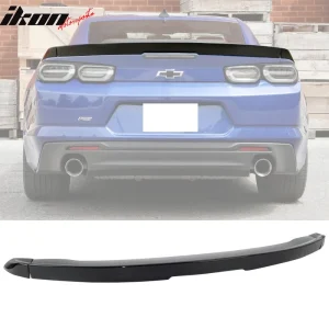 Fits 16-24 Chevrolet Camaro OE Style Trunk Spoiler Lip 3PC Painted #WA8555 Black - Image 6