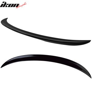 Fits 06-11 BMW 3 Series E90 Performance Style Trunk Spoiler Painted #668 Black - Image 4