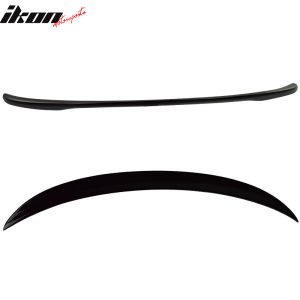 Fits 06-11 BMW 3 Series E90 Performance Style Trunk Spoiler Painted #668 Black - Image 5
