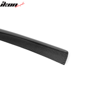 Fits 09-12 Audi A4 B8 OE Style Front Bumper Lip Carbon Fiber - Image 3