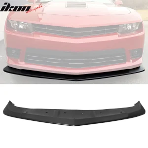 Fits 14-15 Chevy Camaro V8 SS Z/28 AS Style Front Bumper Lip Lower Splitter PU - Image 6