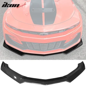For 16-24 Chevrolet Camaro Front Bumper Lip 1LE Style Spoiler Carbon Fiber Print - Image 6