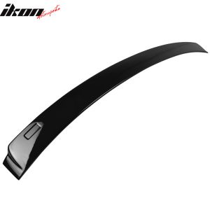 Fits 12-18 BMW F30 3 Series Sedan 4Dr AC Style Gloss Black Rear Roof Spoiler ABS - Image 3