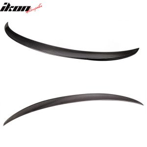 Fits 14-19 BMW 3-Series F80 Performance Style Carbon Fiber CF Rear Trunk Spoiler - Image 3