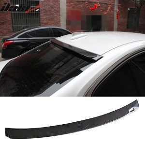Fits 12-19 BMW 3-Series F30 F80 AC Style Rear Roof Spoiler Wing Carbon Fiber CF - Image 1