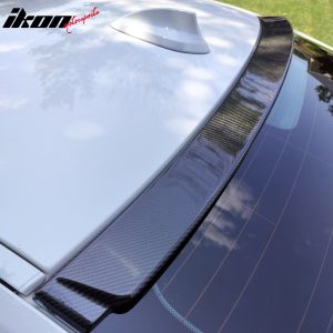 Fits 12-19 BMW 3-Series F30 F80 AC Style Rear Roof Spoiler Wing Carbon Fiber CF - Image 4