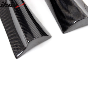 Fits 13-16 Audi A4 B9 Aprons Carbon Fiber Rear Diffuser Canards - Image 5