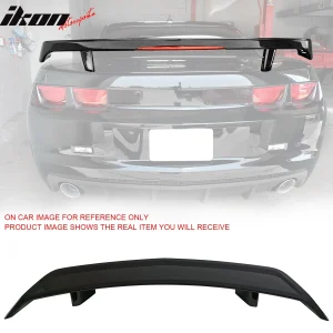 Fits 10-13 Chevy Camaro GM Style Trunk Spoiler W/LED Light Painted #WA8555 Black - Image 6