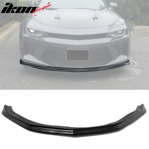 Fits 16-18 Chevy Camaro V8 SS SLP Style Front Bumper Lip Spoiler Unpainted PU - Image 6