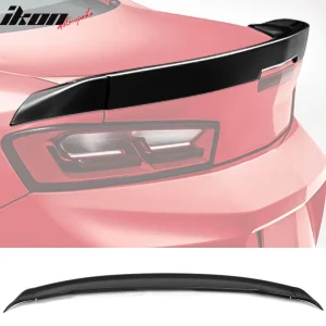 Fits 16-24 Chevrolet Camaro OE Style Rear Trunk Spoiler Wing Lip 3PC Matte Black - Image 6