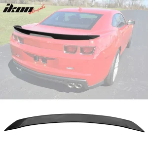 Fits 10-13 Chevrolet Camaro Coupe ZL1 Style Rear Trunk Spoiler W/LED Matte Black - Image 6