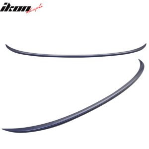 Fits 06-11 BMW E90 3-Series M3 Style Rear Trunk Spoiler Painted #381 Lemans Blue - Image 3