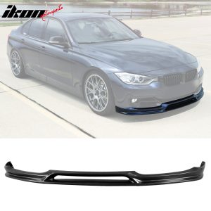 Fits 12-15 BMW F30 3-Series Front Bumper Lip 3D Style PU Spoiler Chin Splitter - Image 1