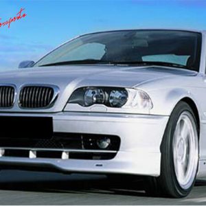 Fits 99-03 BMW E46 3 Series 2DR Coupe Front Bumper Lip H Style Chin Spoiler PU - Image 5