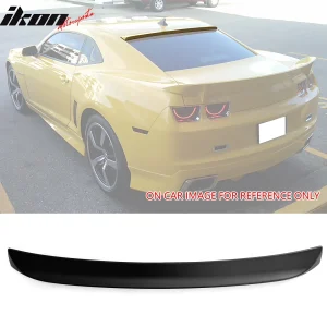 For 10-15 Chevy Camaro Coupe Roof Spoiler Matte Black Rear Window Wing ABS Visor - Image 6