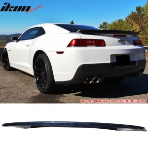 Fits 14-15 Chevy Camaro OE Low Blade Style Trunk Spoiler Painted #WA410Y Blue - Image 6