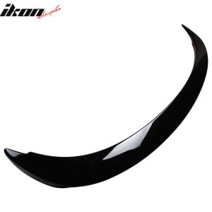 Fits 06-11 BMW E90 3-Series & M3 Sedan AC Style Trunk Spoiler Painted #475 Black - Image 4