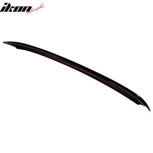Fits 06-11 BMW E90 3-Series & M3 Sedan AC Style Trunk Spoiler Painted #475 Black - Image 5