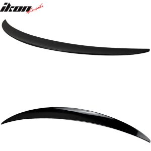 Fits 07-13 BMW 3 Series E93 Performance Trunk Spoiler Lip Painted #668 Jet Black - Image 3