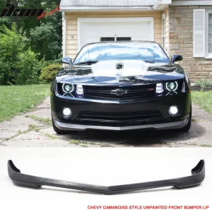 Fits 10-13 Chevrolet Camaro Front Bumper Lip SS Style Chin Spoiler PU Splitter - Image 6