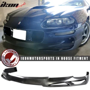 Fits 98-02 Chevy Camaro V Style Unpainted Front Bumper Lip Spoiler Splitter - PU - Image 6
