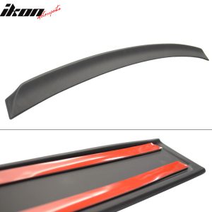 Fits 99-05 BMW E46 3-Series Sedan AC Style Matte Black Rear Trunk Spoiler Wing - Image 4