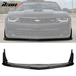 Fits 14-15 Chevrolet Camaro SS Front Bumper Lip+Winglets 1LE Style PU Unpainted - Image 6