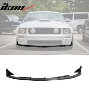 Fits 05-09 Ford Mustang V8 Type CV3 Style Front Bumper Lip Spoiler Unpainted PU - Image 6