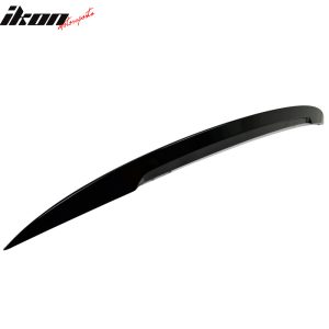 Fits 07-13 BMW 3-Series E92 Coupe Performance Trunk Spoiler Painted #668 Black - Image 3