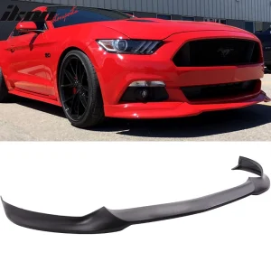 Fits 15-17 Ford Mustang Front Bumper Lip ST Style Spoiler PU Splitter Chin Panel - Image 6
