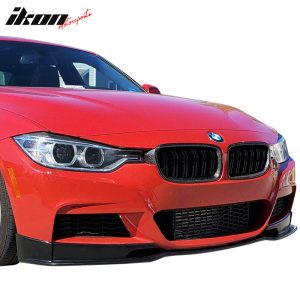 Fits 12-18 BMW F30 3-Series M-Tech M Sport E Style Front Bumper Lip Spoiler PU - Image 5