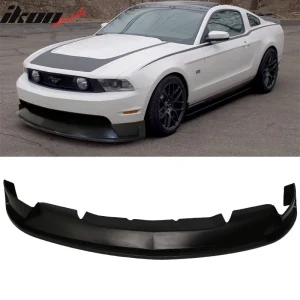 Fits 10-12 Ford Mustang GT V8 ST Style Unpainted Front Bumper Lip Spoiler - PU - Image 6