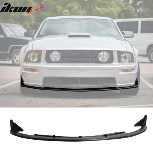 Fits 05-09 Ford Mustang V8 Type CV3 Style Front Bumper Lip Lower Chin Spoiler PU - Image 6