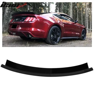 Fits 15-23 Ford Mustang R Style Rear Trunk Lid Spoiler Wing Gloss Black ABS - Image 6
