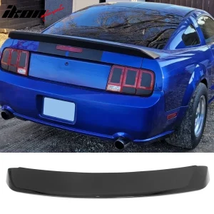 Fits 05-09 Ford Mustang 2DR GT500 Style Gloss Black Rear Trunk Spoiler Wing ABS - Image 6