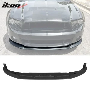 For 10-14 Ford Mustang GT500 Front Bumper Lip OE Style Chin Spoiler Splitter Kit - Image 6