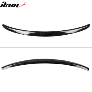 Fits 17-25 Audi A4 B9 S4 Style Trunk Spoiler Forged Carbon Fiber - Image 5