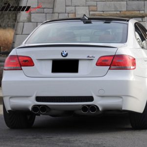 Fits 07-13 BMW E92 3 Series M3 Style Trunk Spoiler Painted #475 Black Sapphire - Image 3