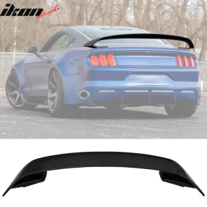 Fits 15-23 Ford Mustang GT350 V2 Style Rear Trunk Spoiler Wing Lip Unpainted ABS - Image 6