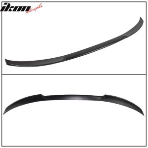 Fits 19-26 BMW G20 G80 3 Series SedanIKON V Style Rear Trunk Spoiler Unpainted - Image 3