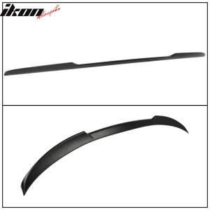 Fits 19-26 BMW G20 G80 3 Series SedanIKON V Style Rear Trunk Spoiler Unpainted - Image 4