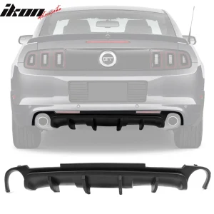 Fits 13-14 Ford Mustang V6 California V2 Style Rear Bumper Lip Diffuser - PP - Image 6